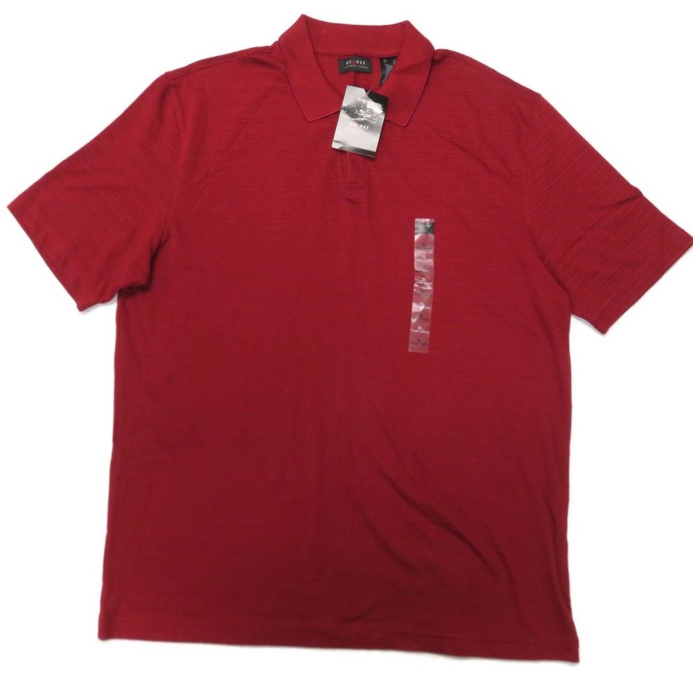 Axcess Polo Shirt Mens XL Red New NWT Short Sleeve‎